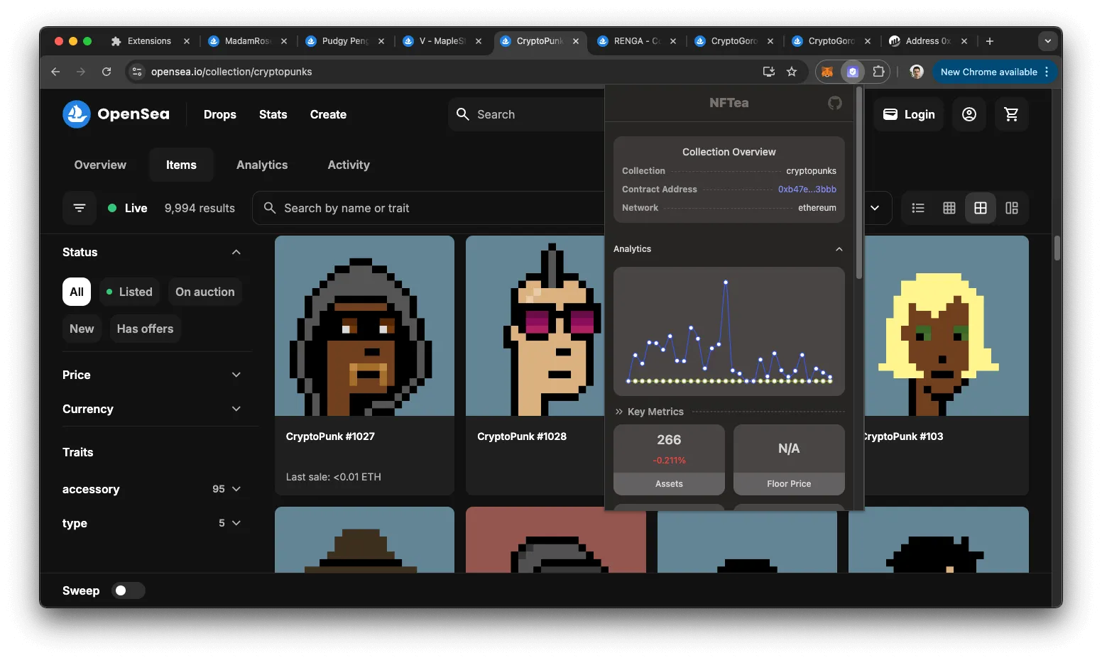 Collection analytics